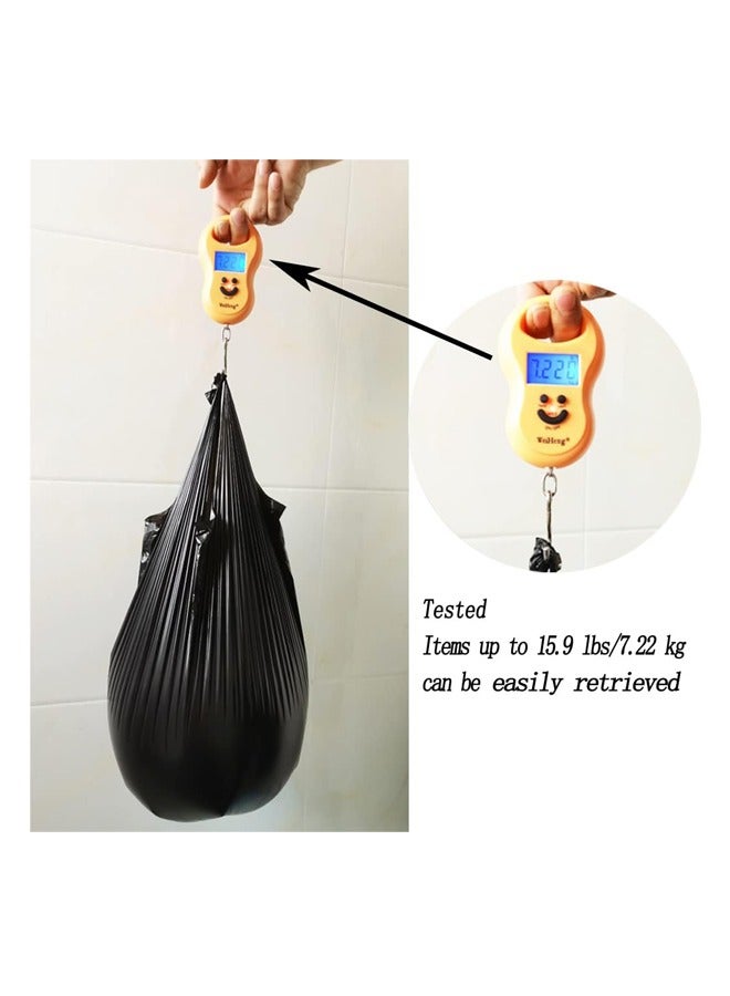 Black Thickened Garbage Bag With Handle, Trash Can, Bathroom, Bedroom, Office, Kitchen. 200 Small Garbage Bags - Image 2
